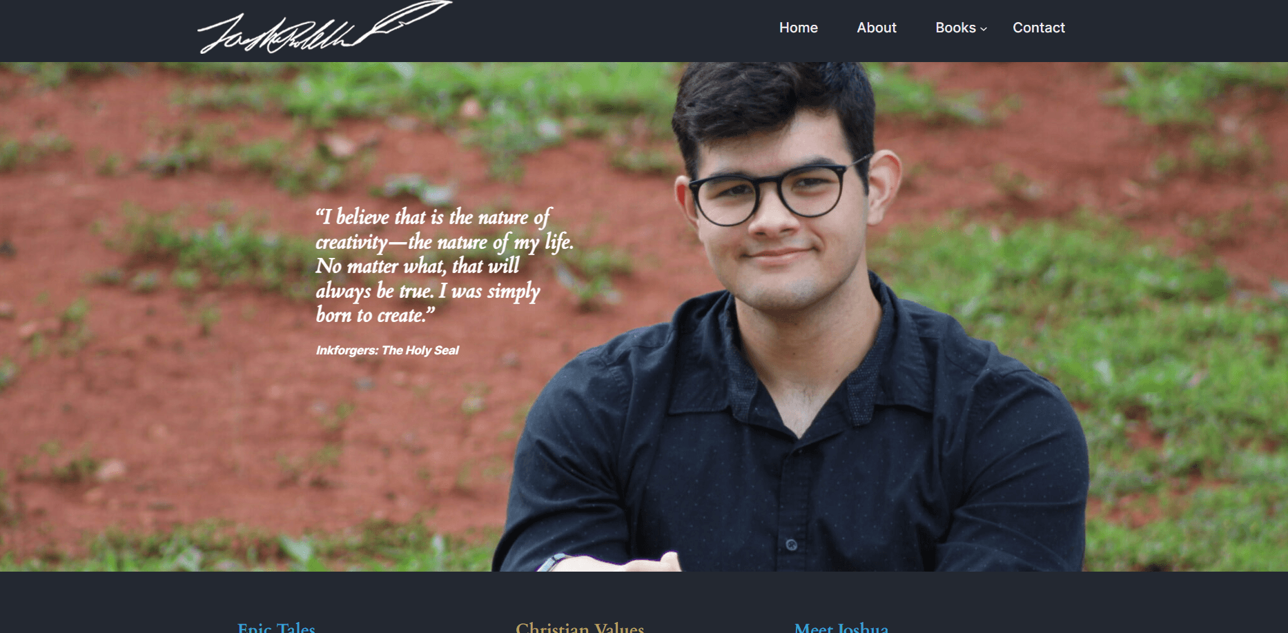 Joshua Robello Author Site
